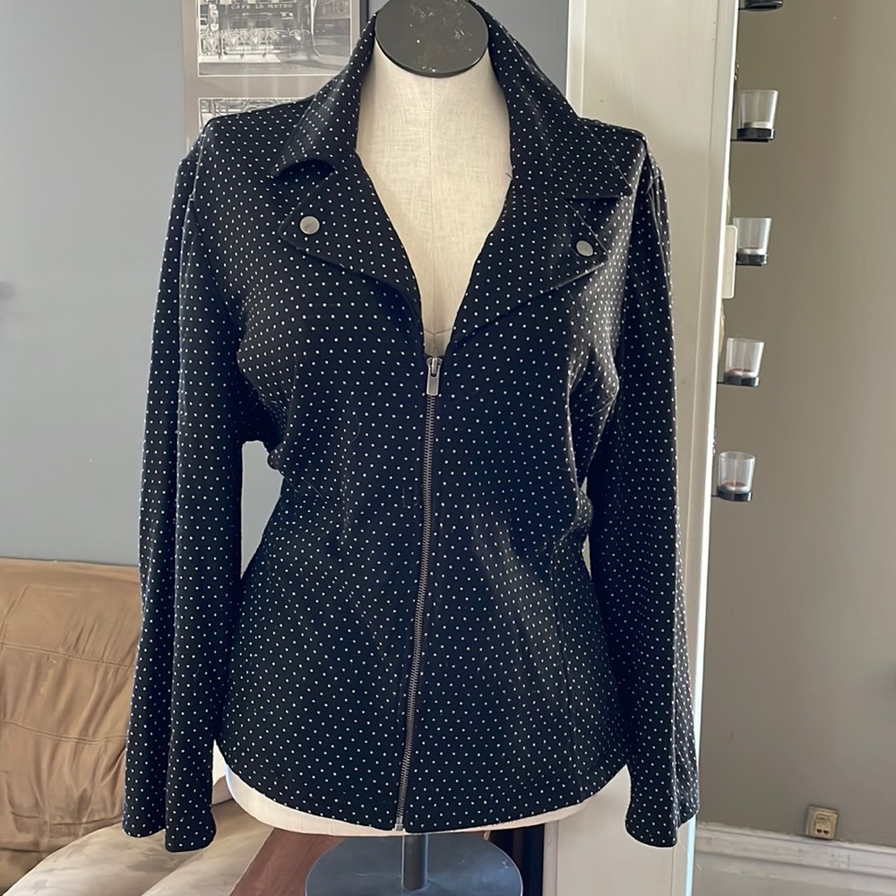 Knot Zip Up Blazer